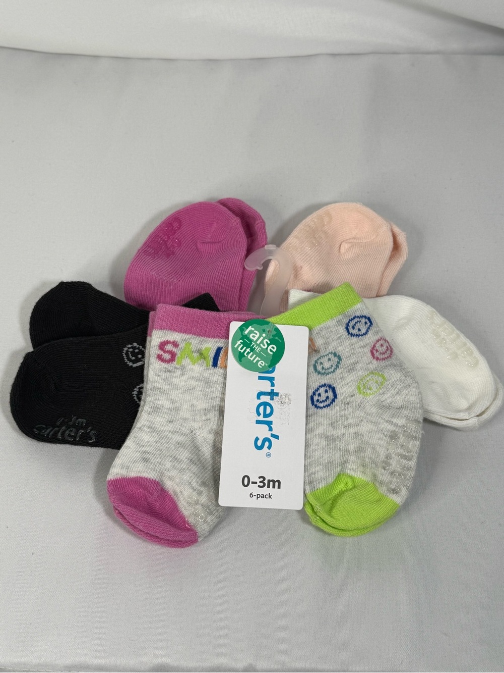 Carter's 6 pair socks OEKO-TEX Standard 100 Product Tag